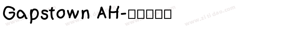 Gapstown AH字体转换